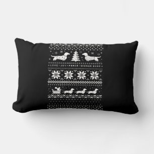 Dackeln Weihnachten Lendenkissen