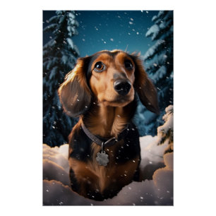 Dackel's Snowy Adventure Poster