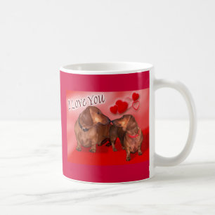Dackelvalentine-Tasse Kaffeetasse