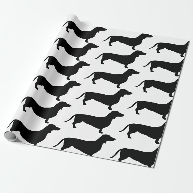 Dackelverpackungspapier Geschenkpapier (Ungerollt)