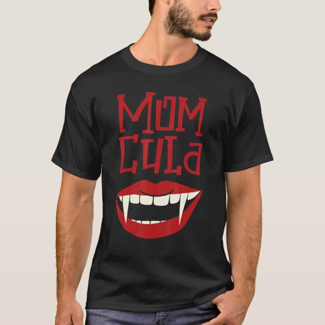 Dacula Mama Cula Mutter Tracht Familie Matching Va T-Shirt (Vorderseite)