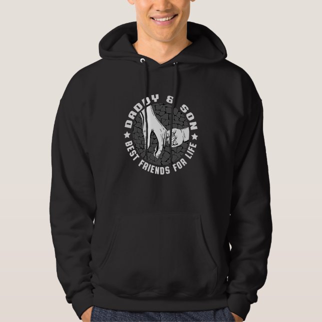 Dad And Son Best Friends For Life  Dad Father Son  Hoodie (Vorderseite)