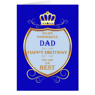 Dad Birthday with Shield