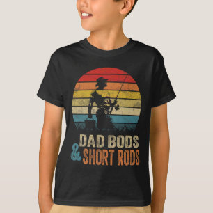 Dad Bods und kurze Ruten Retro-Angeln Dad Bods und T-Shirt