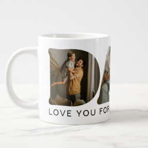 DAD-Brief-Fotocollage Jumbo-Tasse