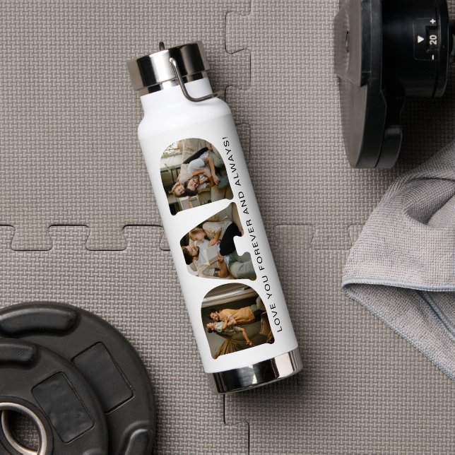 DAD-Brief-Fotocollage Trinkflasche (Fitnesstudio (gedreht))