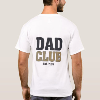 Dad Club Logo T-Shirt | Minimal Fathers Day T-Shir