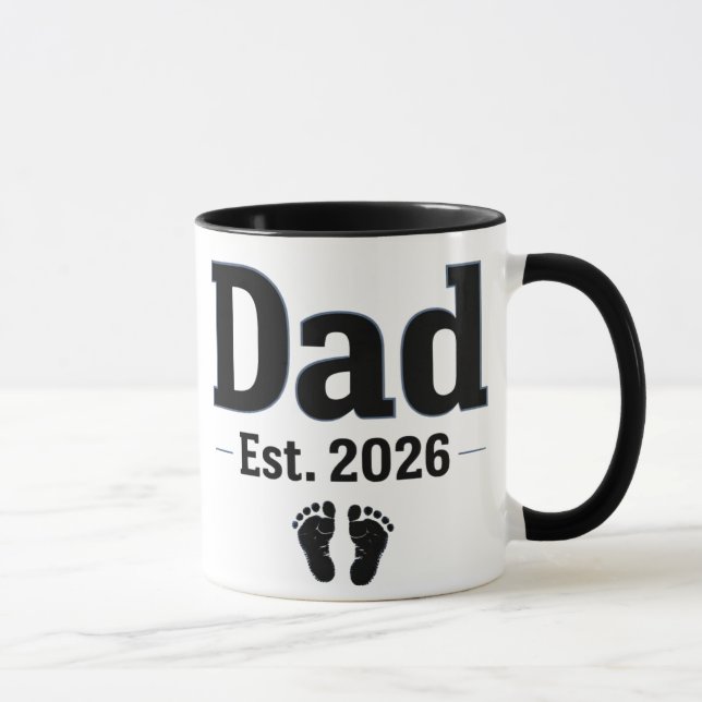 Dad Est 2026 Tasse (Rechts)