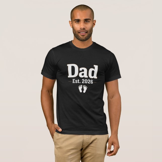 Dad Est. 2026 Tshirt (Vorne ganz)