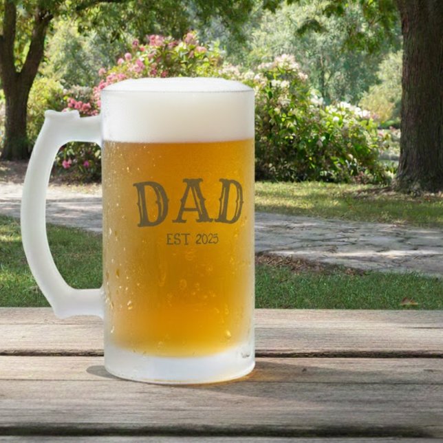 DAD EST  MATTGLAS BIERGLAS (Von Creator hochgeladen)