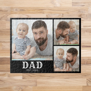 Dad Established Fett Typography Schwarz 3 Foto