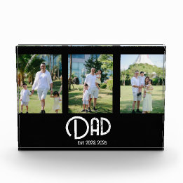 Dad Established Grunge Text 3 Fotoblock