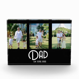 Dad Established Grunge Text 3 Fotoblock