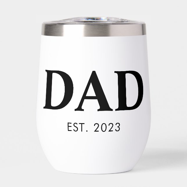 Dad Established Minimal Simple Text Est Year (Vorderseite)