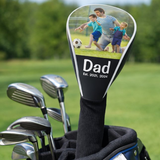Dad Established Photo  Golf Headcover (Von Creator hochgeladen)