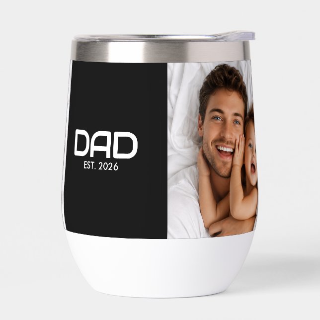 Dad Established Schrift Schwarz 2 Foto (Links)