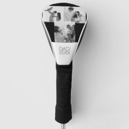 Dad Established Three Photo Golf  Headcover