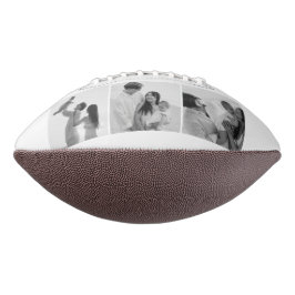 Dad Established Three Photo Modern Script  Football