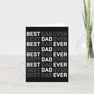 Dad Ever - Einzigartiger Vatertag Herren  Karte