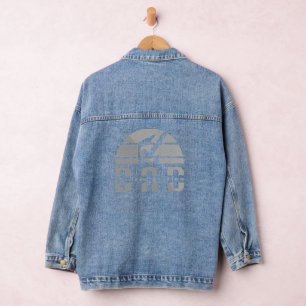 Dad Ever: Vaterschaft als eine alte visuelle Emoti Jeansjacke