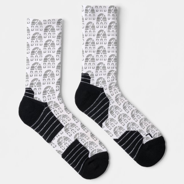 Dad Ever: Vaterschaft als eine alte visuelle Emoti Socken (Rechts)
