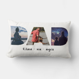 Dad Father's day personalized photo gift  Lendenkissen