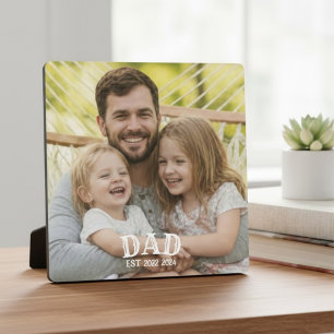 Dad-Foto etabliert Fotoplatte