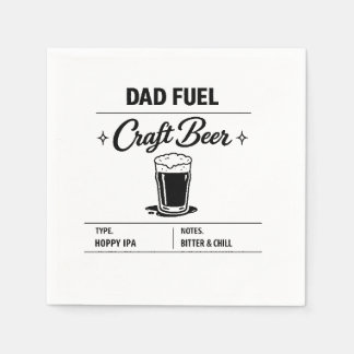 Dad Fuel – Craft Beer Vatertag Serviette