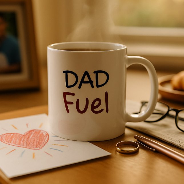 Dad Fuel Funny  Kaffeetasse (Von Creator hochgeladen)