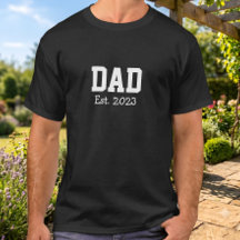 Dad Gegründet Fett Weiß Schwarz