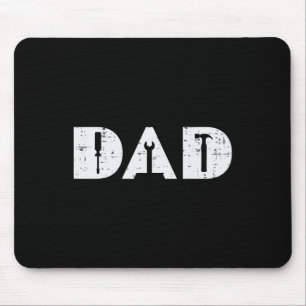 Dad Handwerkzeuge Lustiger Vatertag Mechaniker Dad Mousepad