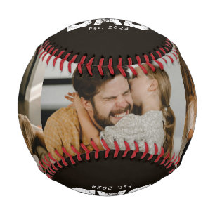 Dad hat Black Fun 3 Foto eingerichtet Baseball