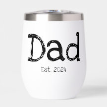 Dad hat es begründet Schwarz Weiß