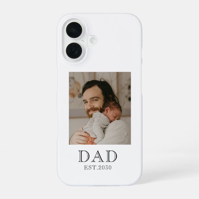 Dad hat Foto gegründet  iPhone 16 Hülle (Rückseite)