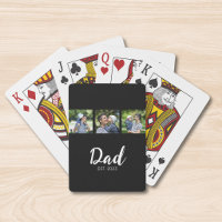 Dad hat modernes fettes Skript Schwarz 3 Foto eing
