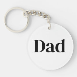 Dad Is Mentor, Guide, Strength & Heart Keychain Schlüsselanhänger