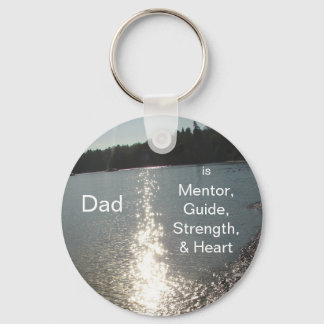 Dad Is Mentor, Guide, Strength & Heart Schlüsselanhänger