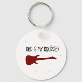 Dad is my rockstar schlüsselanhänger