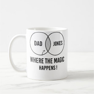 Dad Jokes, wo die Magie passiert Kaffeetasse