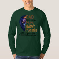 Dad know a Lot But Papa Knows Everything Father