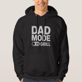 Dad Mode Grill On BBQ Dad Humor Hoodie