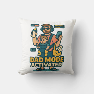 Dad-Modus aktiviert - Gamer-Style-Elternschaft Kissen