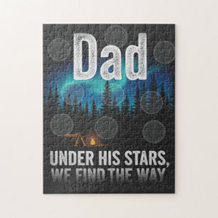 Dad Northern Lights Camping