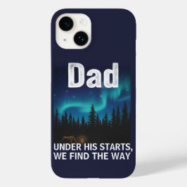 Dad Northern Lights Camping Customizable Case-Mate iPhone 14 Hülle