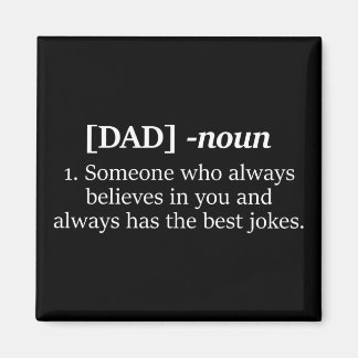 Dad Noun Funny Definition Gift for Dad Magnet