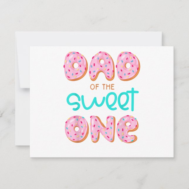 Dad of Sweet One First Birthday Matching Family Do (Vorderseite)