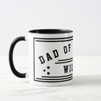 Dad of the year Custom Name Birthday Father's Day Tasse