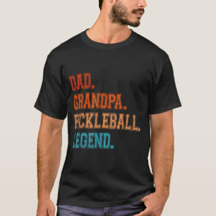 Dad Opa Pickleball-Legende Spieler lustige Gurke T-Shirt