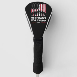 Dad Opa Veteranen Für Trump 2024 Amerikanische Fla Golf Headcover