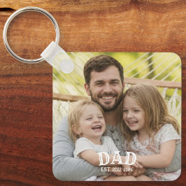 Dad Photo Established Schlüsselanhänger